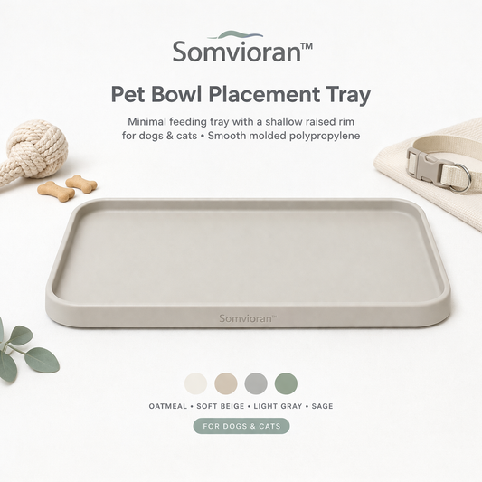 Somvioran™ Pet Bowl Placement Tray