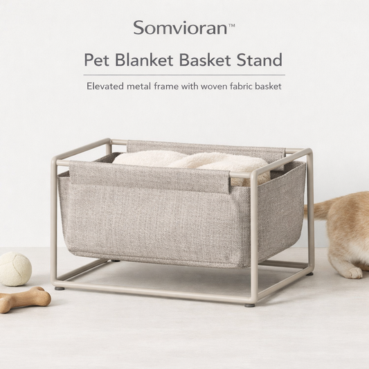 Somvioran™ Pet Blanket Basket Stand